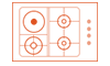 Gas+Electric Hob