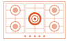 Built-in Gas Hob